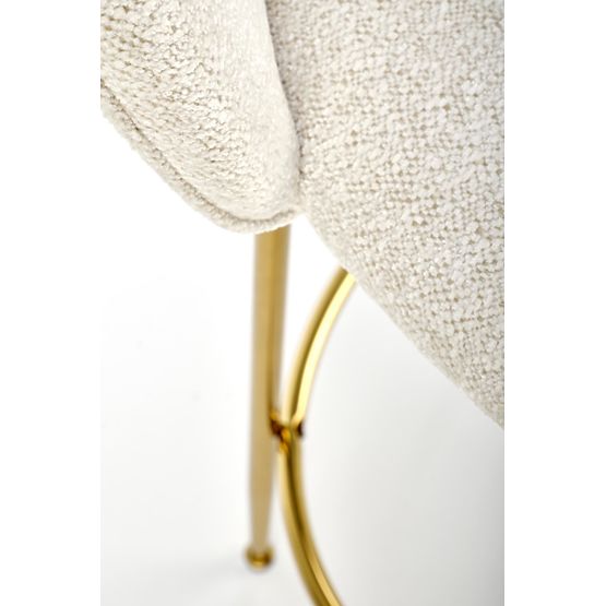 Sedia da bar H116 crema/oro (1p=2ks)