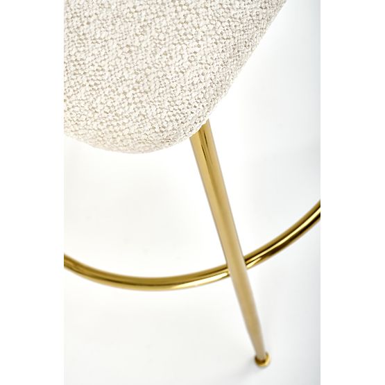 Sedia da bar H116 crema/oro (1p=2ks)