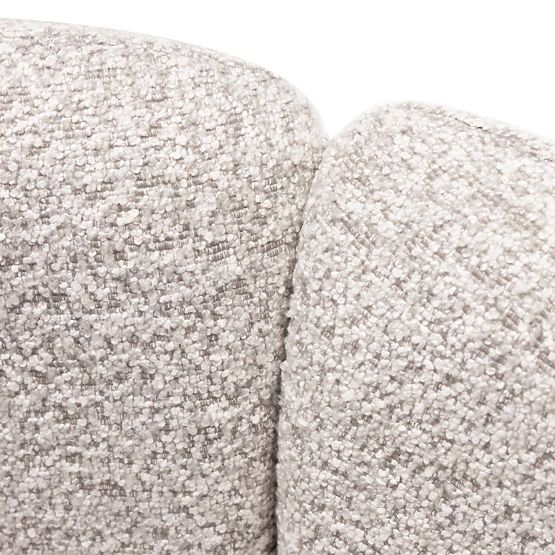 Sedia da bar imbottita Castelo grigio-beige