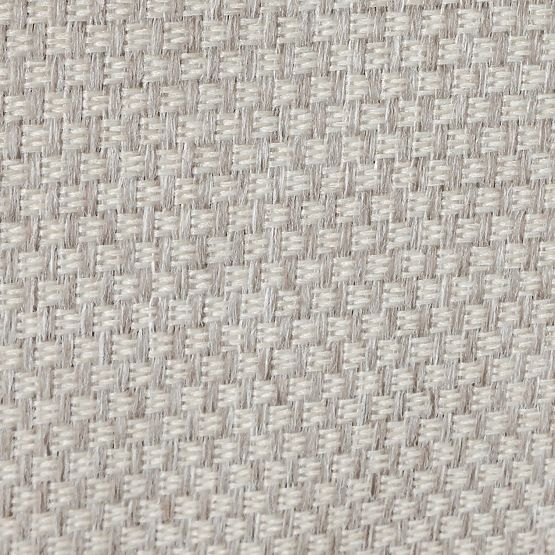 Sedia da giardino Japori in alluminio, beige chiaro, arrotondata