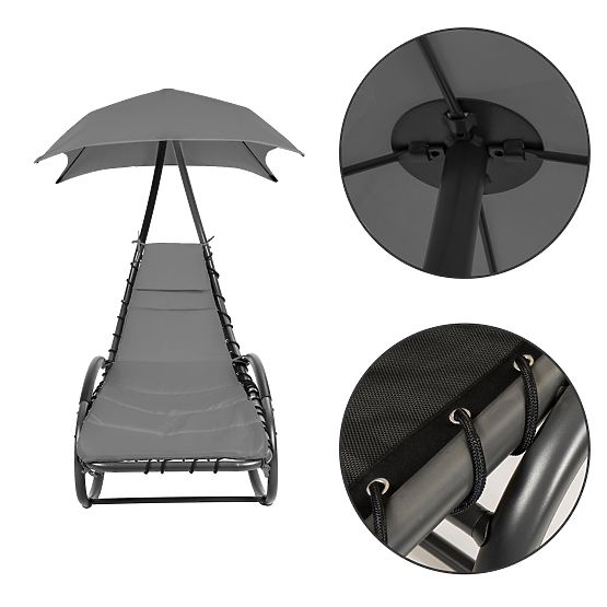 Sedia da giardino lettino a dondolo sedia a sdraio amaca da giardino