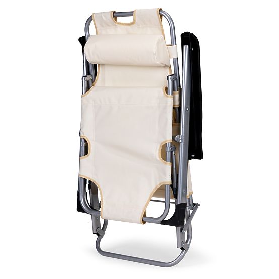 Sedia da giardino pieghevole 2 in 1