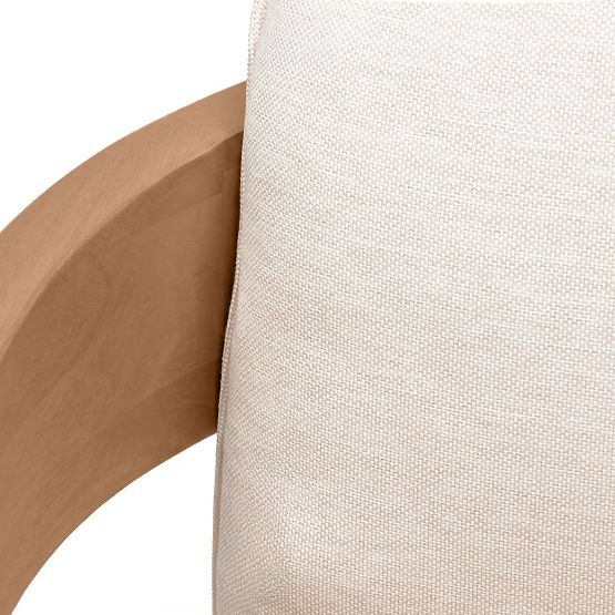Sedia da giardino Satori in legno di acacia FSC, effetto teak, beige