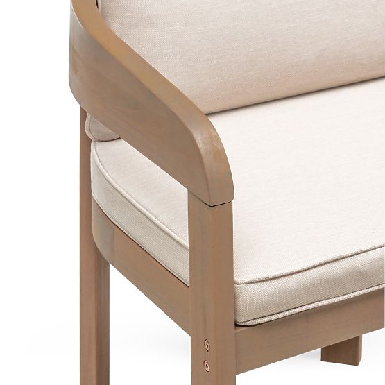 Sedia da giardino Satori in legno di acacia FSC, effetto teak, beige