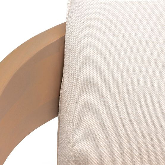 Sedia da giardino Satori in legno di acacia FSC, effetto teak, beige