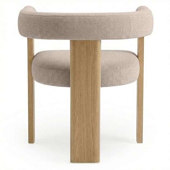 Sedia da pranzo Bali, beige/frassino