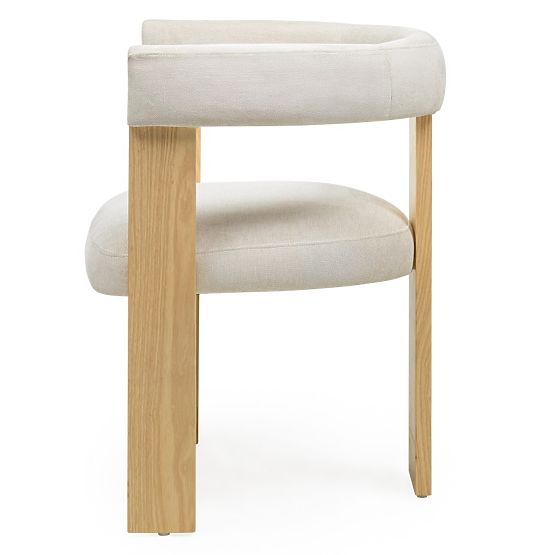 Sedia da pranzo Bali, beige/frassino