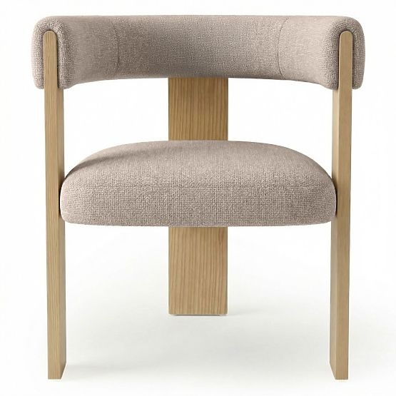 Sedia da pranzo Bali, beige/frassino