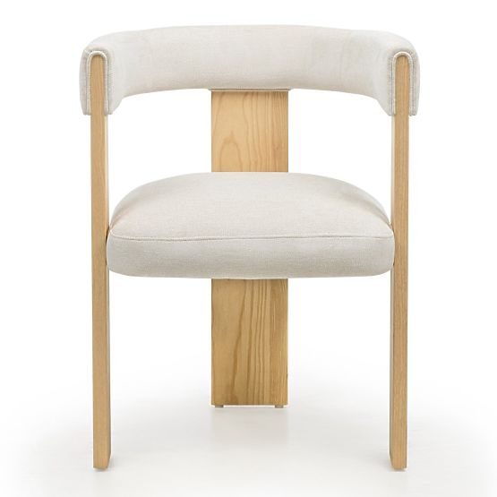 Sedia da pranzo Bali, beige/frassino