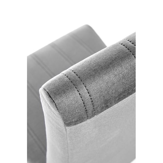 Sedia da pranzo DIEGO 3 - grigio chiaro/naturale