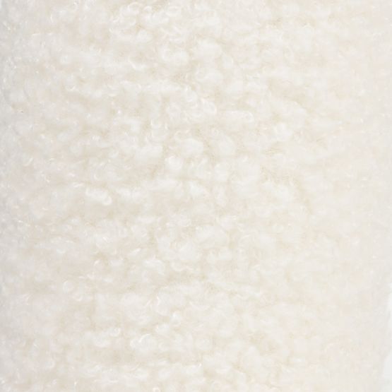 Sedia da pranzo Ivo, ecru, bouclé