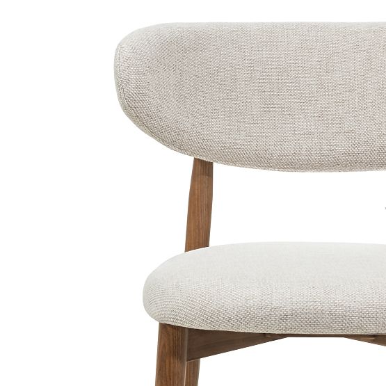 Sedia da pranzo Larnaca beige/marrone