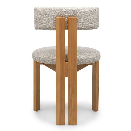 Sedia da pranzo Matteo, beige-crema/naturale