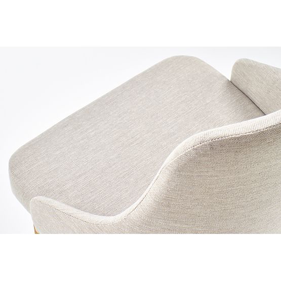 Sedia da pranzo TOLEDO - rovere miele/crema