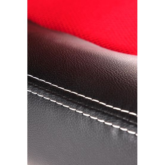 Sedia da ufficio BERKEL nero-rosso (1p=1pz)