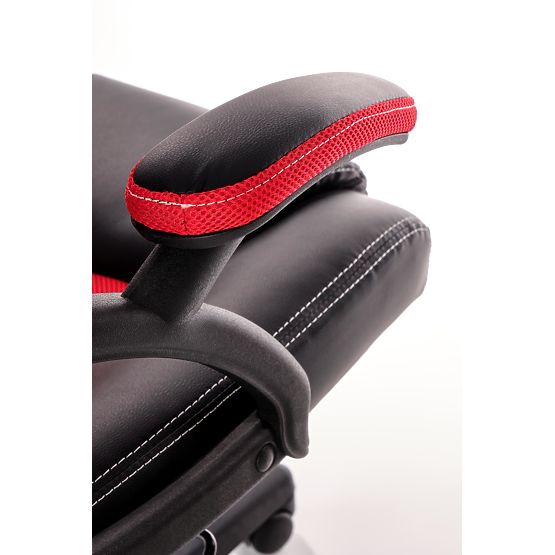 Sedia da ufficio BERKEL nero-rosso (1p=1pz)