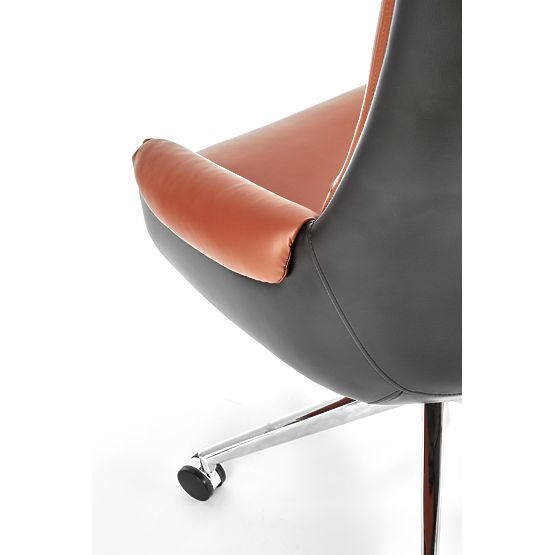 Sedia da ufficio CALVANO marrone scuro / marrone chiaro