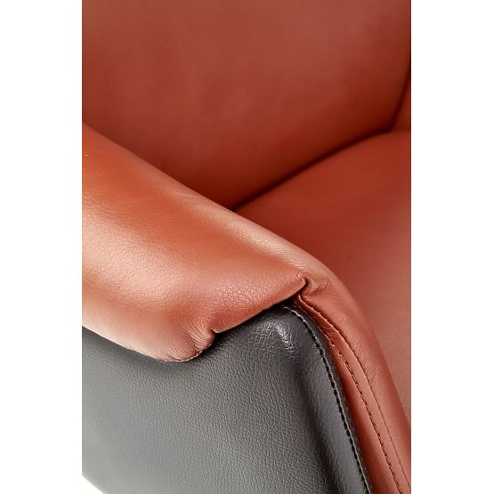 Sedia da ufficio CALVANO marrone scuro / marrone chiaro