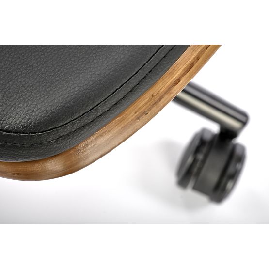 Sedia da ufficio WEBER noce / nero