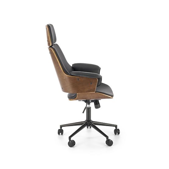 Sedia da ufficio WEBER noce / nero