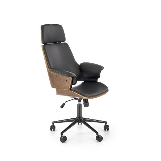 Sedia da ufficio WEBER noce / nero