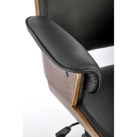 Sedia da ufficio WEBER noce / nero