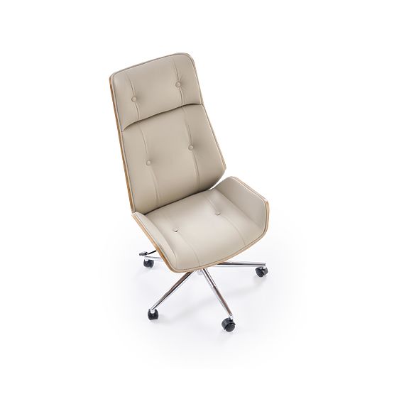 Sedia da ufficio WEBSTER noce/beige