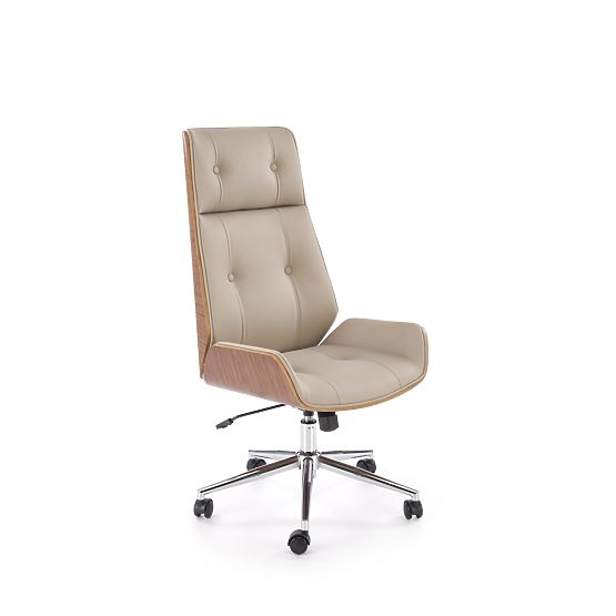 Sedia da ufficio WEBSTER noce/beige