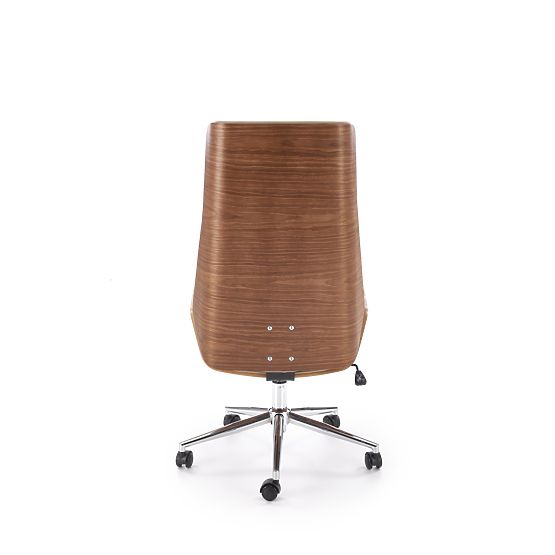 Sedia da ufficio WEBSTER noce/beige