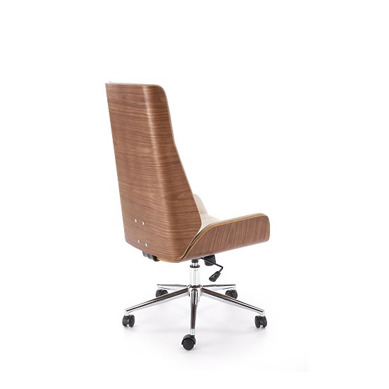 Sedia da ufficio WEBSTER noce/beige