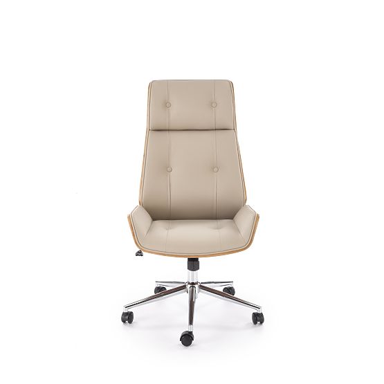 Sedia da ufficio WEBSTER noce/beige