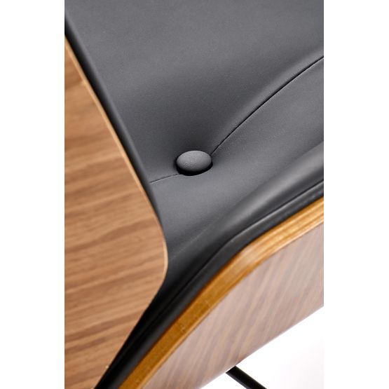 Sedia da ufficio WEBSTER noce/nera