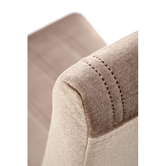 Sedia DIEGO 3 rovere miele / rivestimento velluto trapuntato Pásy - MONOLITH 09 (marrone scuro) (1p=