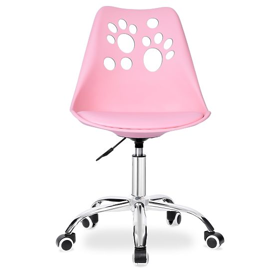 Sedia girevole Grover rosa