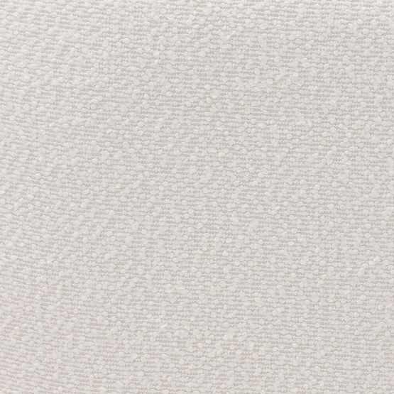 Sedia girevole One bianca, boucle