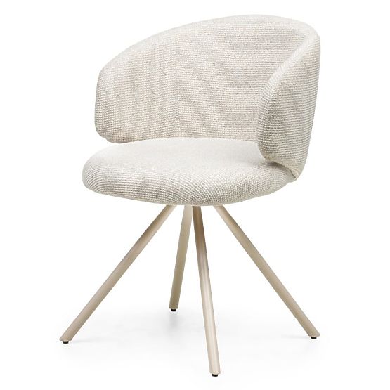 Sedia girevole Pearl beige