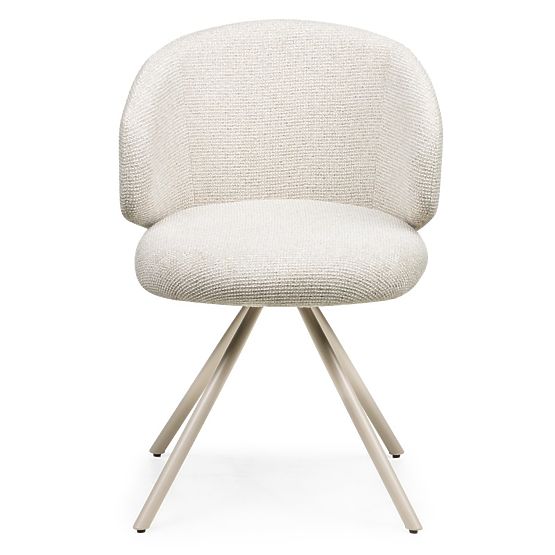 Sedia girevole Pearl beige