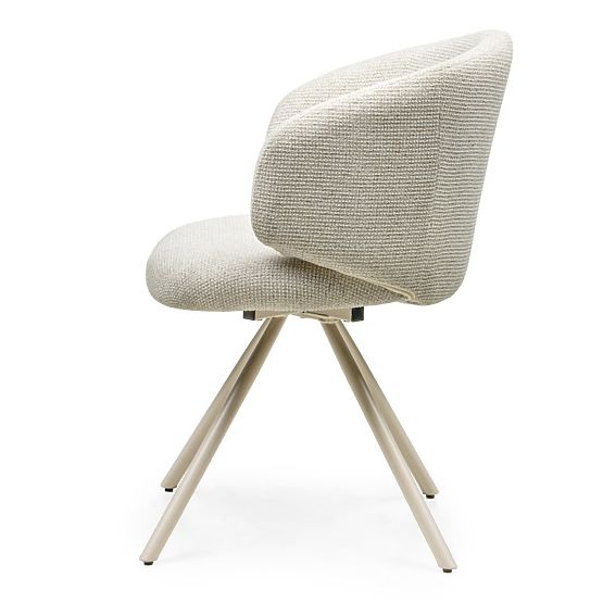 Sedia girevole Pearl beige