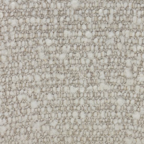 Sedia imbottita Elaine beige, forma arrotondata