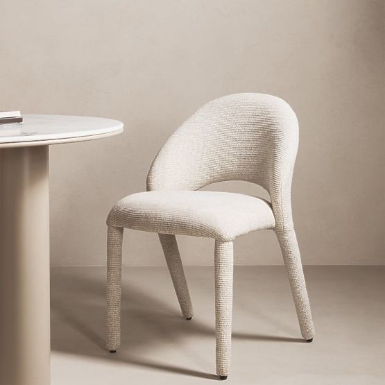 Sedia imbottita Ella beige