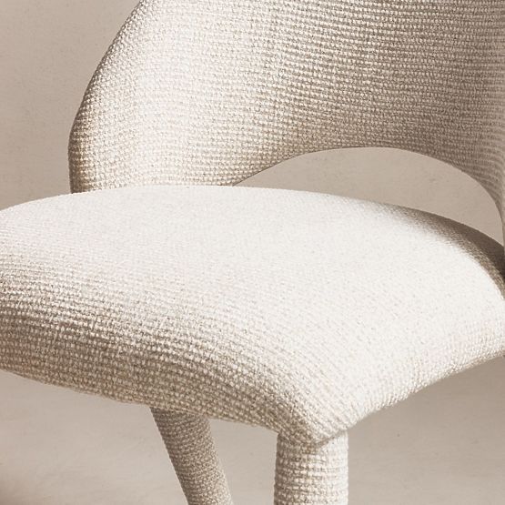 Sedia imbottita Ella beige