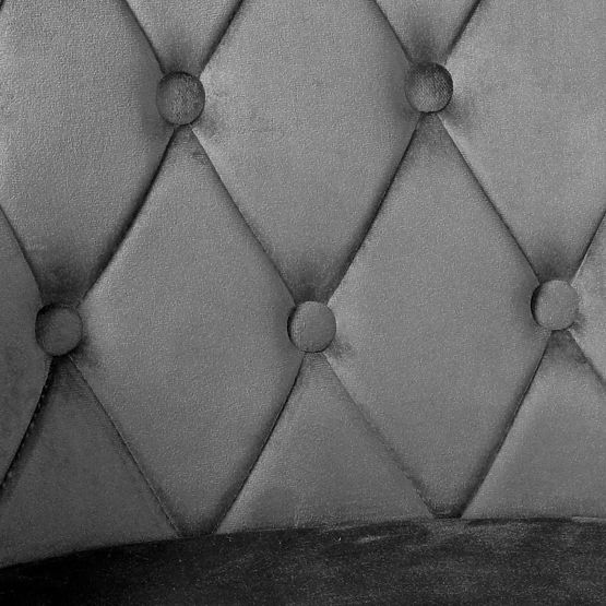 Sedia in velluto ATLANTA VELVET grafite
