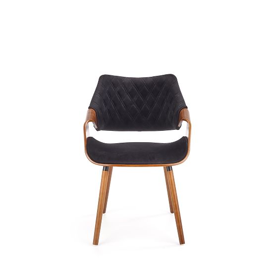 Sedia K396 noce / nero (1p=1pz)