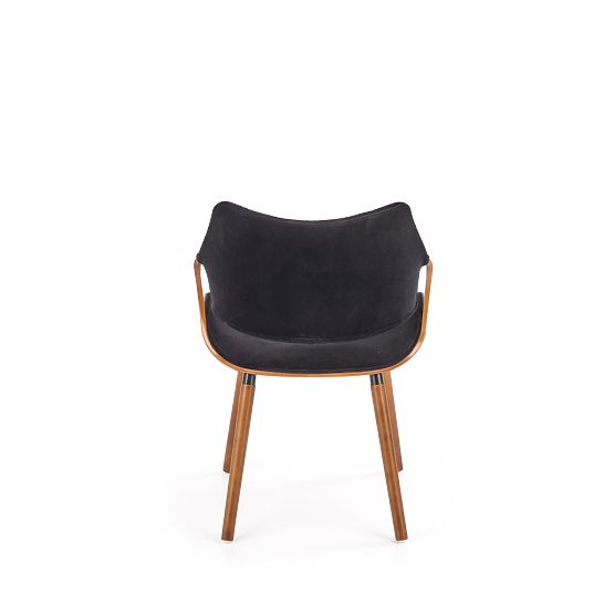 Sedia K396 noce / nero (1p=1pz)