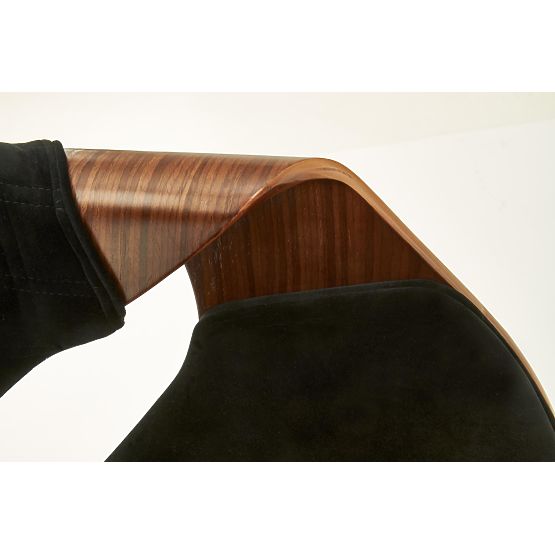 Sedia K396 noce / nero (1p=1pz)