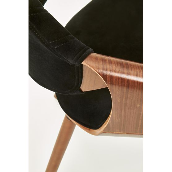 Sedia K396 noce / nero (1p=1pz)