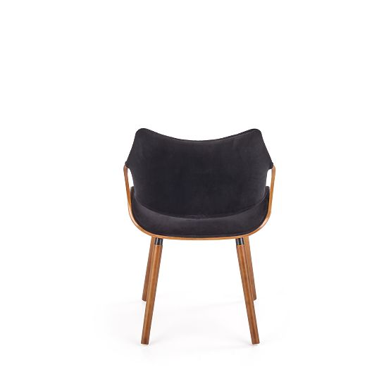 Sedia K396 noce / nero (1p=1pz)
