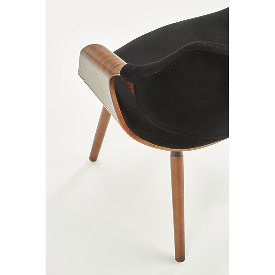 Sedia K396 noce / nero (1p=1pz)