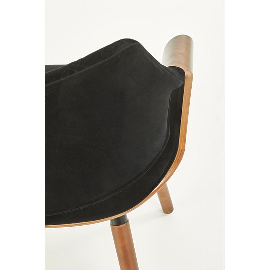 Sedia K396 noce / nero (1p=1pz)