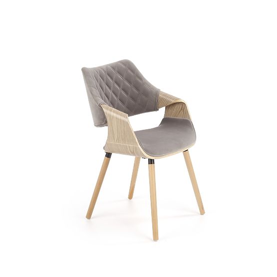 Sedia K396 rovere chiaro / grigio (1p=1pz)